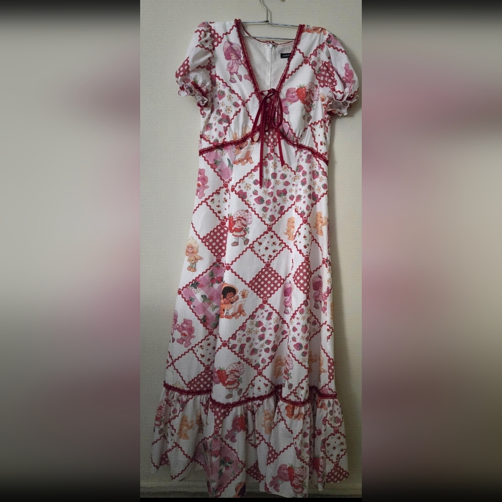 Dolls Kill X Care Bears X Strawberry Shortcake Maxi Dress